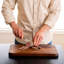 John Boos Walnut 4 Cooks Cutting Board for Kitchen Prep, 12" x 8" x 1" Thick