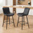 Upholstered 27" Counter Stool With Metal Frame-922861238