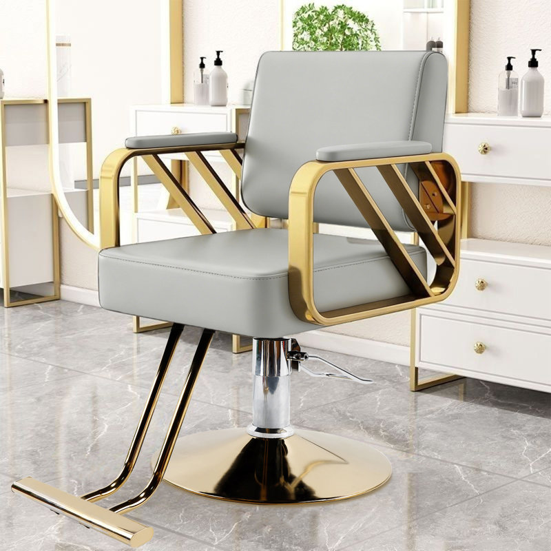 360 Degrees Hydraulic Swivel Salon Chair, Adjustable Height Beauty Stool For Stylists & Spas