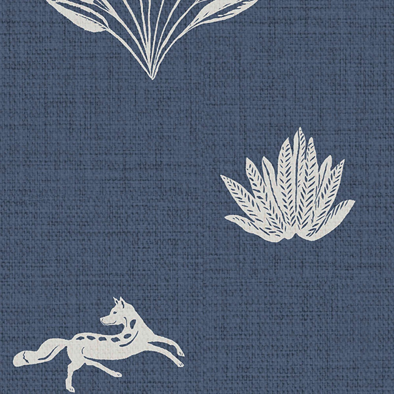 Joules Country House Icons Blue Wallpaper