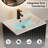 24" Wall Mounted Bathroom Vanity With Sink Top, Bathroom Sink Faucet And Drain, Floating Cabinet-835171873