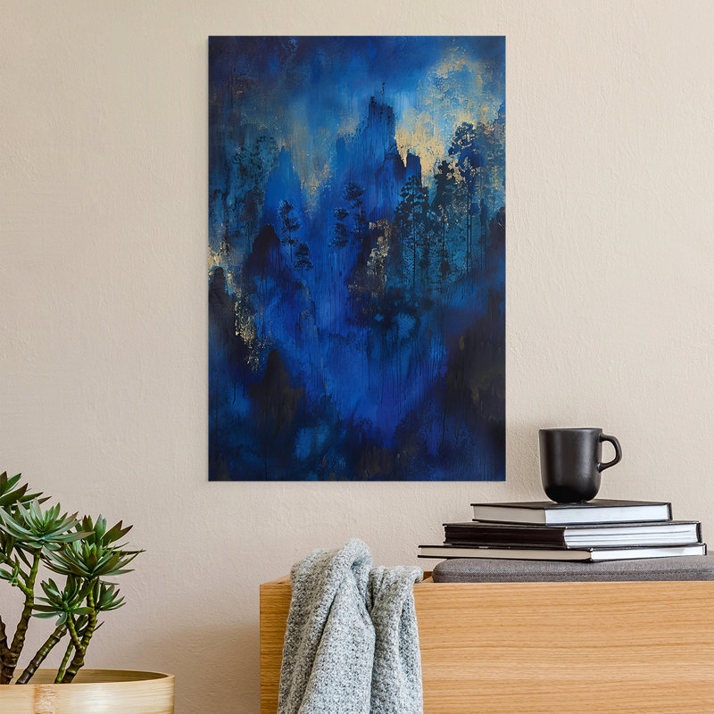 ABSTRACT Series XV - Impression sur toile seulement - NON-CADRE, H 12 po x l 8 po