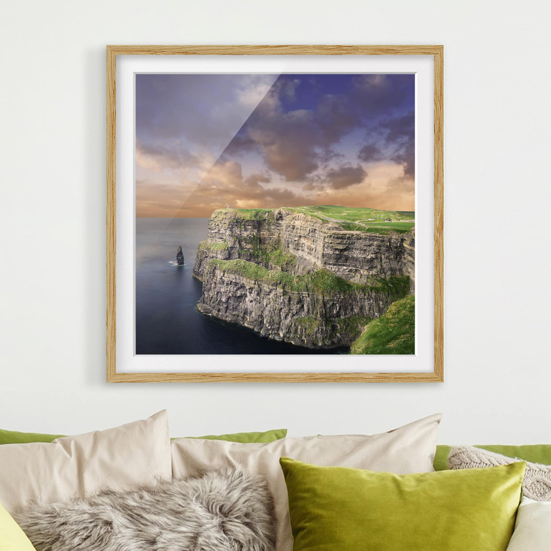 Gerahmtes Papierbild Cliffs Of Moher