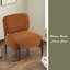 Méridienne moderne de 25,5 po avec structure en bois massif, revêtement doux et durable Boucle, parfaite pour le salon, la chambre à coucher ou le bureau-1133759469