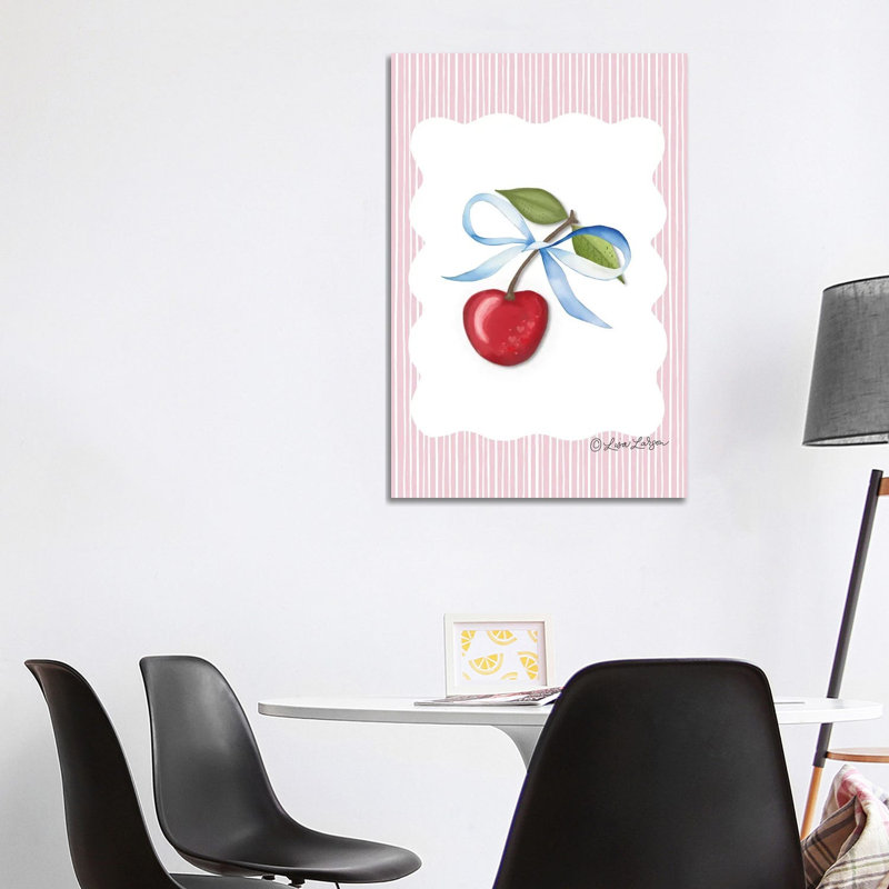 Cherry Love II by Lisa Larson - Gallery-Wrapped Canvas Giclée on Canvas, 101.6 cm H x 66.04 cm W x 1.905 cm D, Does Not Apply