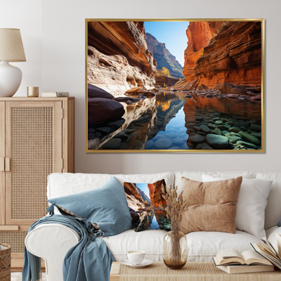 «Canyon Enchantment River», art sur toile Canyon