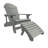 Anette Outdoor Adirondack Chair With Ottoman-910188980