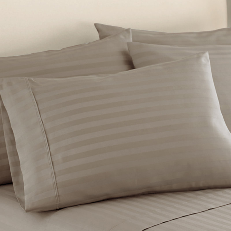 Ensemble De Draps 1000 Fils En Taupe