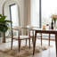 Chaise de salle à manger avec accoudoirs, ensemble de 2 (table non incluse)