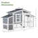 Flitwick 81” Large Chicken Coop with Chicken Run