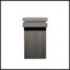 Console très large en placage de bois véritable de 66 pouces, design minimaliste pour entrée, couloir, salon et bureau personnel en noir-487865816