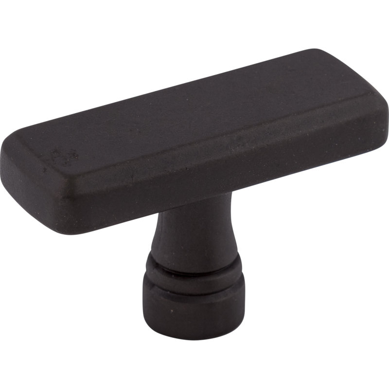Kingsbridge Rectangle Knob, 1 7/8" Knob Length, Sable