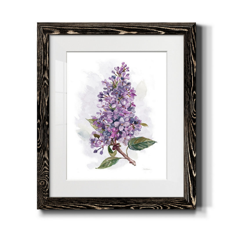 Awash In Lilac I - impression, Noir, H 24 po x l 18 po x P 1,5 po