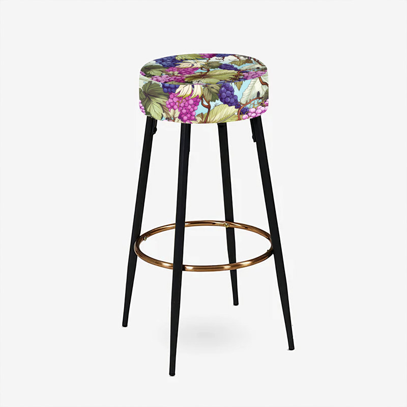 Ensemble de 2 tabourets de bar style tropical Lush Vineyard