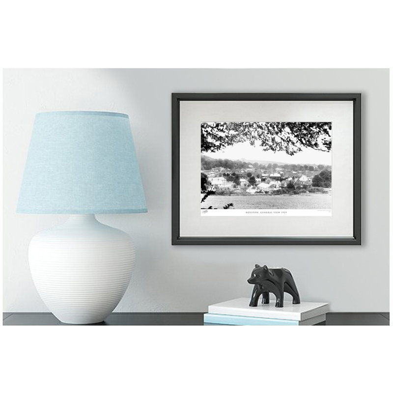 Royston, General View 1929 by Francis Frith - Single Picture Frame Print, 60cm H x 80cm W x 2.3cm D