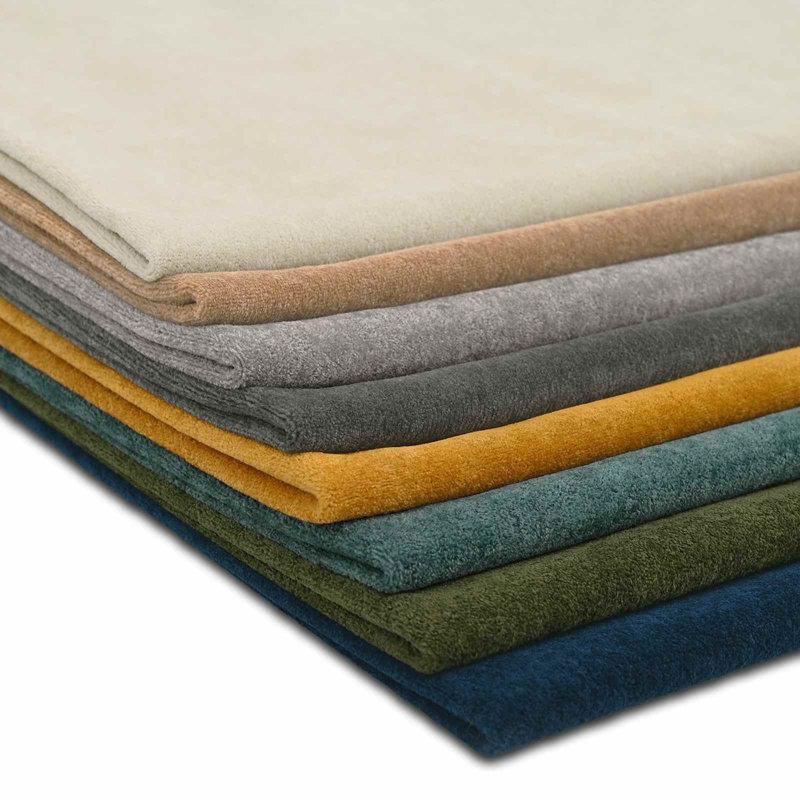 Cushion Cover HOUTEN Microfiber Fleece Throw Pillow Decorative Modern, Square 65cm, Pillow Cover Only - No Insert, Cream