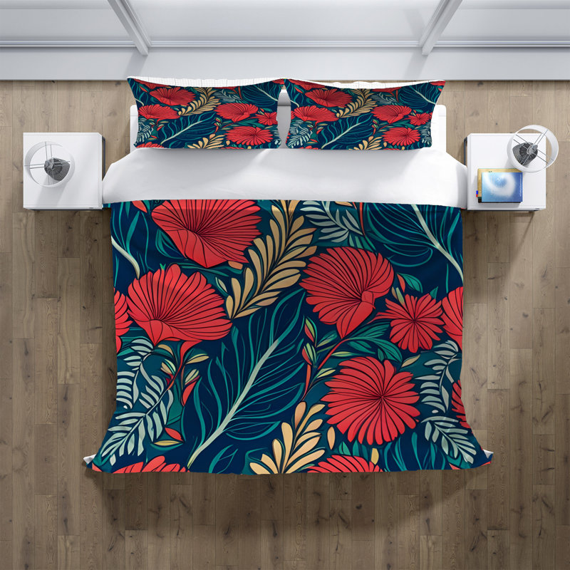 Polyester Duvet Cover, King Duvet Cover + 2 King Shams