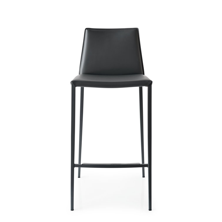 Aida Upholstered Stool with Metal Frame
