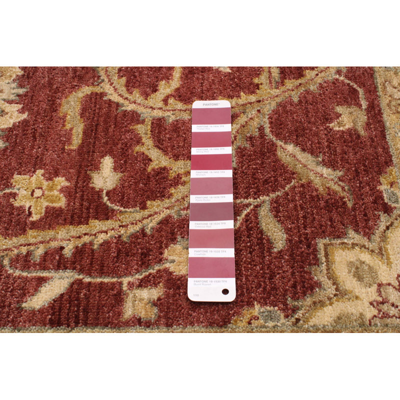 Tapis bourgogne torsadé Chobi 6 pi 0 po x 9 pi 0 po