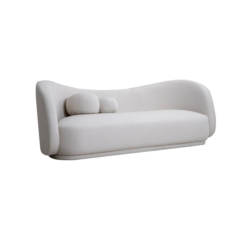 Canapé confortable Pagel, Polyester beige