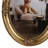 Decorative Bow Photo Frame Design - Cute Oval Picture Frames With Carved Design - Accent Frame For Gallery Walls Or Entryway Display - 10", Gold