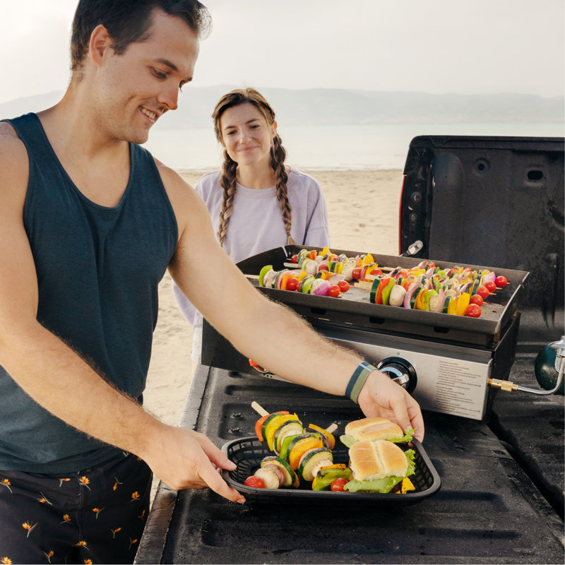Blackstone 22" Original Omnivore Tabletop Griddle 2-Burner Liquid Propane Flat Top Grill
