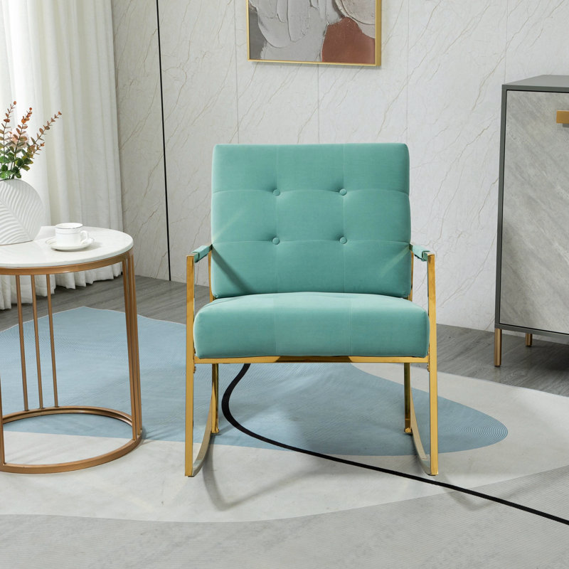 Chaises berçantes, Vert menthe