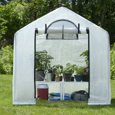 GrowIT Backyard Greenhouse 6 x 4 x 6 ft 6 in. Translucent