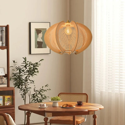 Alptekin 1 - Light Natural Geometric Pendant