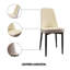 Chaise polyvalente de style Mid-Century - Dossier incurvé, confort ergonomique pour la maison-519031353-519031297