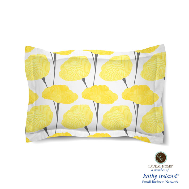 Polyester Floral Sham, King