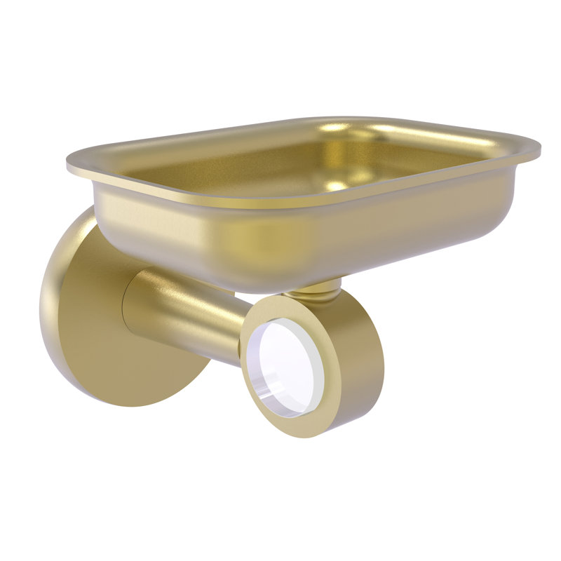 Soap Dish, Satin Brass