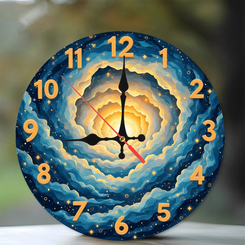 horloge céleste spirale galaxie