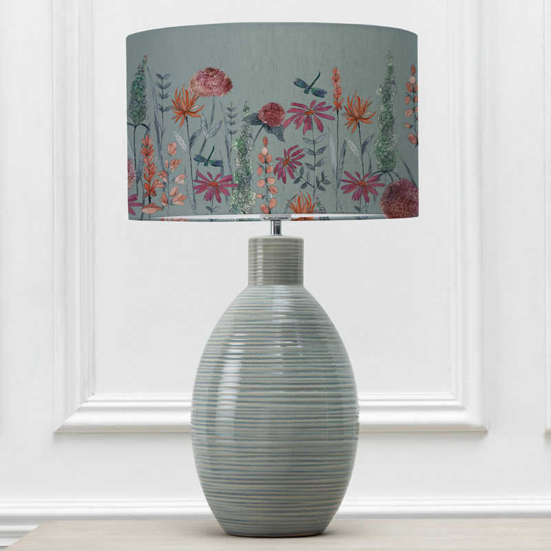 Florabunda 26.77cm Grey Standard Table Lamp