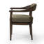 Dane Leather Upholstered Arm Chair-329137596