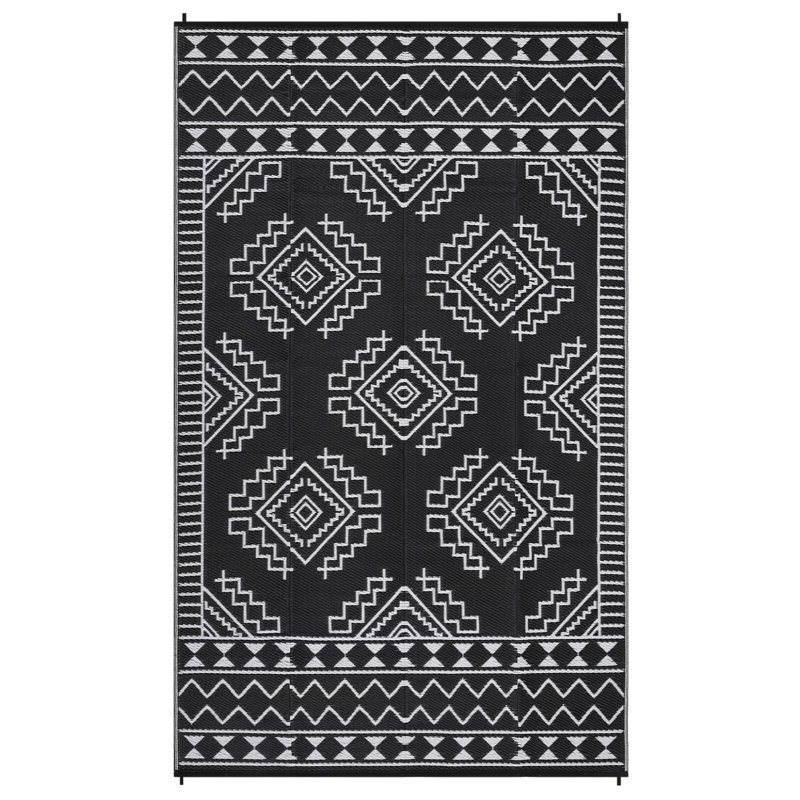 Large Outdoor Plastic Straw Rug Waterproof Outdoor Carpet Reversiable Patio Rug, Lightweight Portable Camping Mat, Easy-to-Clean Porch Floor Mat