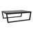 Elevarre Elegance in Stone and Metal Coffee Table, Modern Granite Gray Variant, Standard Size - Enhance Your Living Room Decor