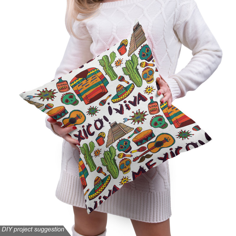 Tissu mexicain, l 58 po x L 72 po