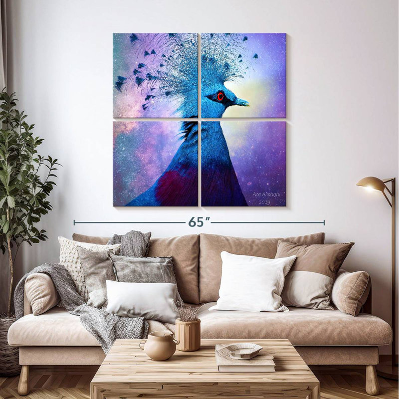 Brampt Beautiful Bird, 45" H x 45" W