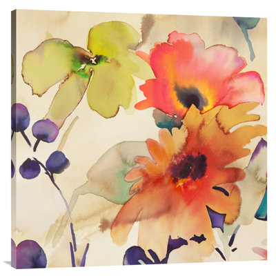 Floral Fireworks I - impression sur toile tendue