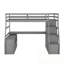 Lit mezzanine simple avec 7 tiroirs, 2 tablettes et bureau-1345510738