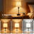 Portable Cordless Table Lamp With Flaxen Fabric Shade, 5200Mah Battery Operated Bedside Lamp, 3-Way Dimmable Touch Desk Light For Bedroom Living Room Restaurant