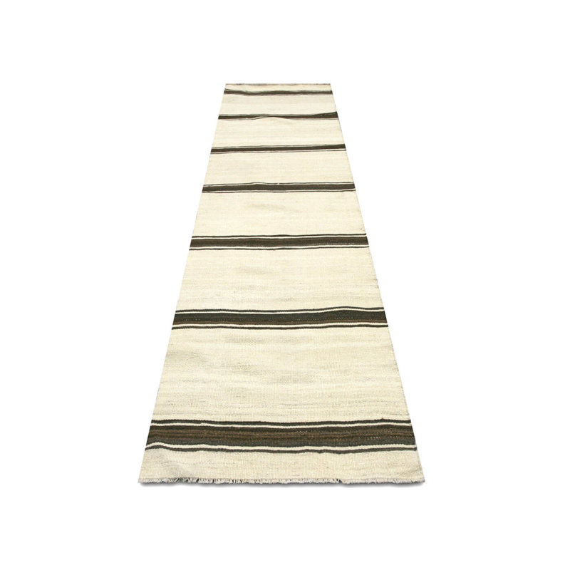 Runner One-of-a-Kind 2'2" X 9'4" 1960s Runner Wool Area Rug in