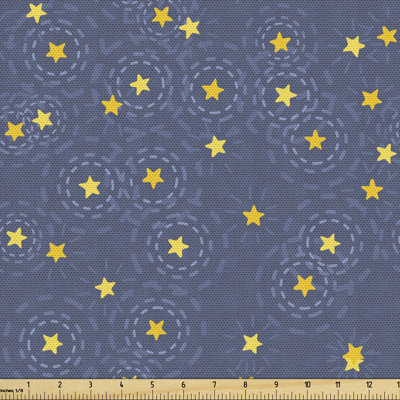Cherly Summertime Night Sky Moonlight Multi-Purpose Fabric
