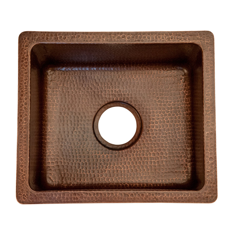 Premier Copper Products BSP5_BREC16DB-G Bar Sink And Drain Package