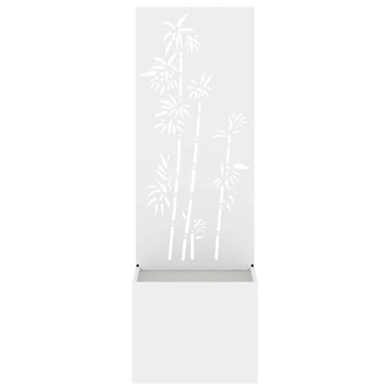 Planter Box, 140cm H x 50cm W x 50cm D, White
