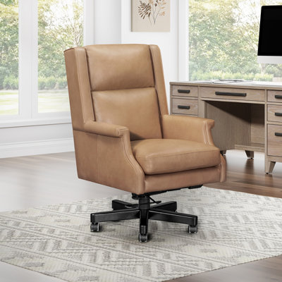 Chaise de bureau en cuir
