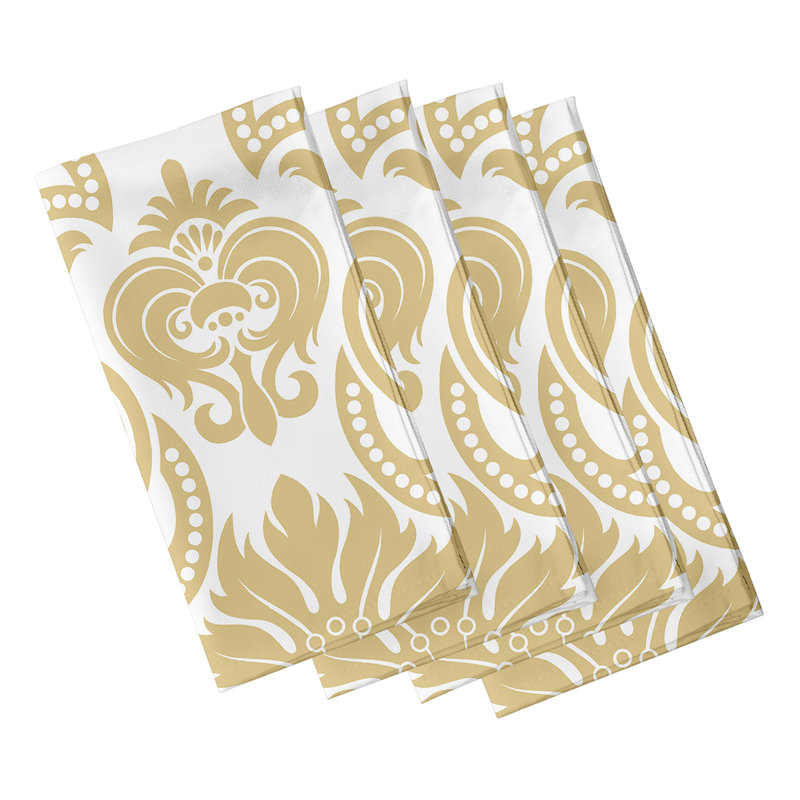 Ensemble de serviettes 4 pièces Hazlewood, Jaune