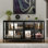 Aydee 55'' W Sideboard With Glass Doors And Led Lights