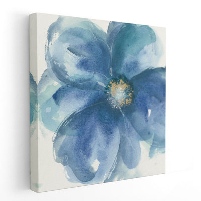 Indigo Mint III - reproduction d'art sur toile